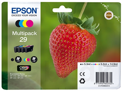 Epson 29 Jordbær Blækpatron Rabatpakke C13T298640