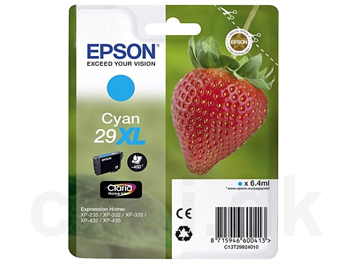 Epson 29XL Claria Jordbær Blækpatron C13T299240