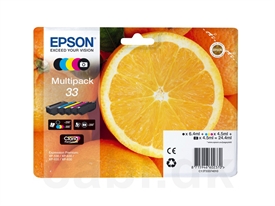 Epson 33 Appelsin Blækpatron Rabatpakke C13T333740