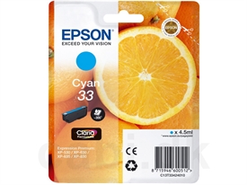 Epson 33 Appelsin Blækpatron C13T334240