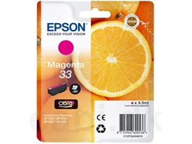 Epson 33 Appelsin Blækpatron C13T334340