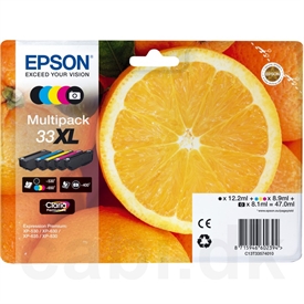 Epson 33XL Appelsin Blækpatron Rabatpakke C13T335740