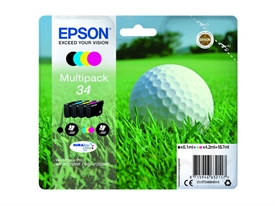 Epson 34 Golfbold Blækpatron Rabatpakke C13T346640