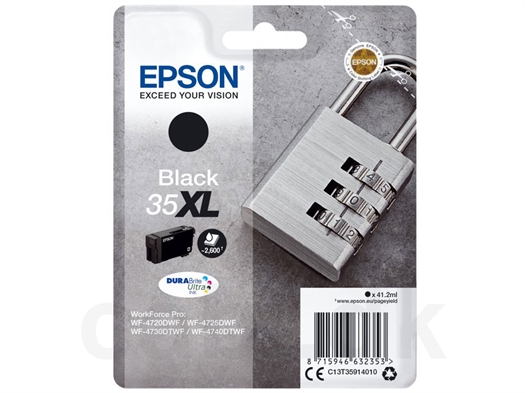 Epson 35XL Hængelås Blækpatron C13T359140