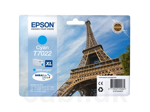 Epson T7022XL Eiffeltårn Blækpatron C13T702240
