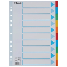 Esselte Karton Faneblad 100193