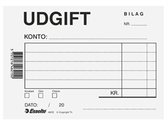 Esselte Blå Udgiftsbilag 46215