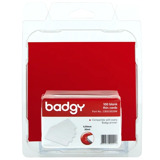 Evolis Badgy 0,5 mm Kort CBGC0020W