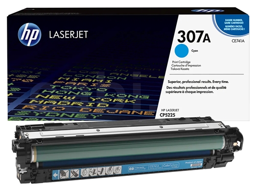 HP No. 307A / CE741A LaserJet Printerpatron CE741A
