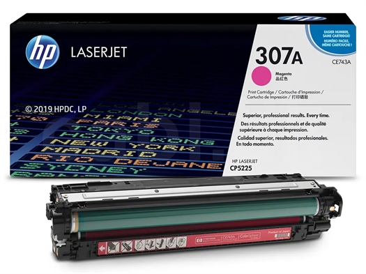 HP No. 307A / CE743A LaserJet Printerpatron CE743A