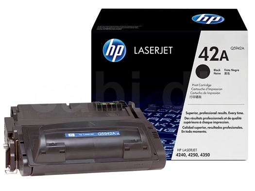 HP No. 42A / Q5942A LaserJet Printerpatron Q5942A
