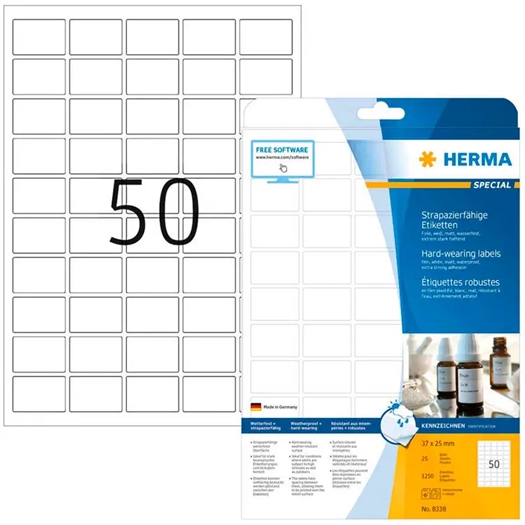 Herma 8338 Polyester Etiket 8338
