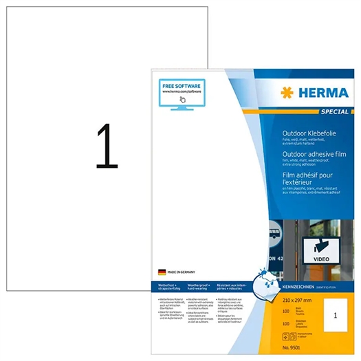 Herma 9501 Polyester Etiket 9501