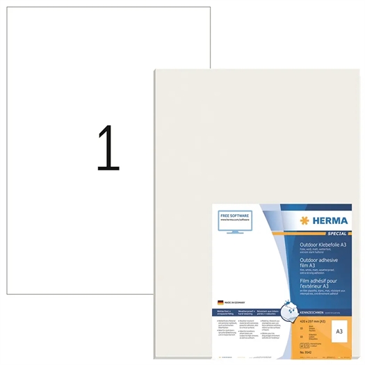Herma 9535 Polyester Etiket 9542
