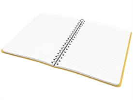 Leitz 45270019 Cosy Soft Touch Spiral Notesbog Linieret Gul