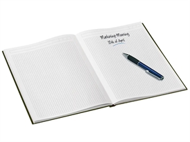 Leitz 46640095 Solid Hardcover Notesbog A4 Kvadreret