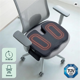 Leitz 51920089 iComfi Ergo Heated Seat Cushion