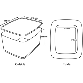 Leitz 52161001 Opbevaringsboks