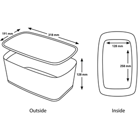 Leitz 52291001 Opbevaringsboks
