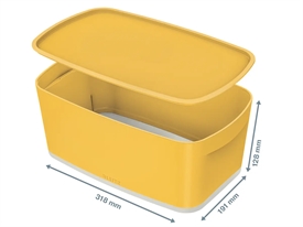 Leitz 52630019 MyBox Cosy Opbevaringsboks Lille Gul