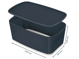 Leitz 52630089 MyBox Cosy Opbevaringsboks Lille Grå