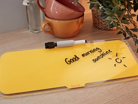 Leitz 52690019 Cosy Skrivebords Glastavle Gul