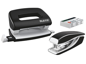 Leitz Mini WOW Hæftemaskine & Hulapparat 55612095