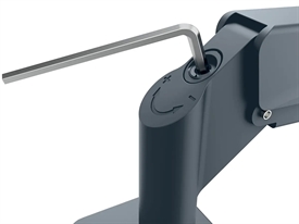 Leitz 65370089 Ergo Space Saving Dual Monitorarm