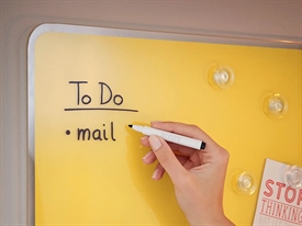 Leitz Cosy Glastavle Gul