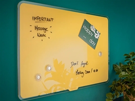 Leitz Cosy Glastavle Gul