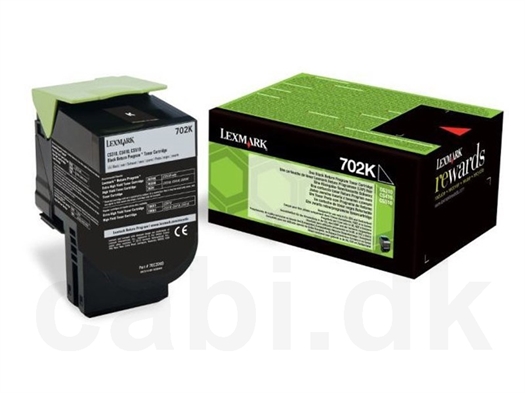 Lexmark 702K Toner 70C20K0