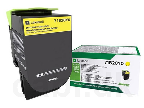 Lexmark CS/CX 317, 417, 517 Tonerkassette 71B20Y0