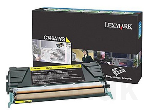Lexmark C746A1YG Tonerkassette C746A1YG