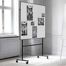 Lintex One Sort Ramme Mobil Whiteboardtavle 91028S