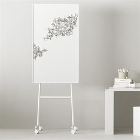 Lintex One Hvid Ramme Mobil Flip-Over Tavle 91095V