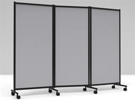 Lintex 95503S-G One Screen 2-sidet Skærmvaeg Lys Grå