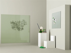 Lintex Mood Wall Glastavle. Her vist i andre farver