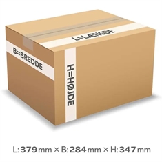 Master'In 7 mm Dobbeltbølge Papkasse 1593292