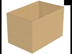 Master'In Højdejusterbar Papkasse 1599872