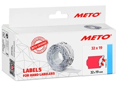 Meto 32x19 mm Prisetiketter 30007361