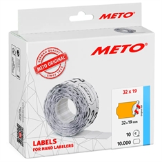 Meto 32x19 mm Prisetiketter 30007363