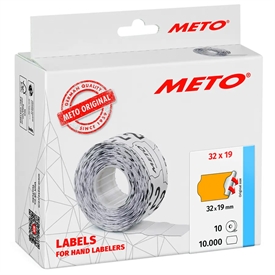 Meto 32x19 mm Prisetiketter 30007363