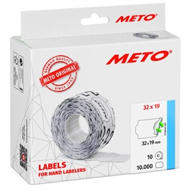Meto 32x19 mm Prisetiketter 30007364