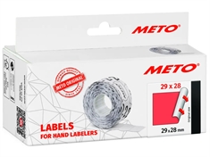 Meto 29x28 mm Prisetiketter 30007369