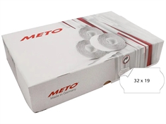 Meto 32x19 mm Prisetiketter 9006863
