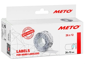 Meto 26x12 mm Prisetiketter 9517184