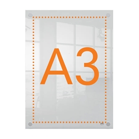 Nobo Akryl skilt Premium Plus t/montering A3