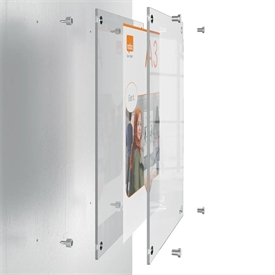 Nobo Akryl skilt Premium Plus t/montering A4