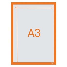 NOBO 1915698 Poster-Frame Magnetramme A3 Selvklæbende
