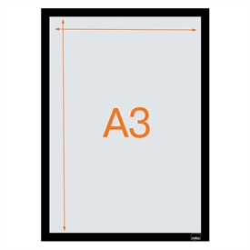 NOBO 1915700 Poster-Frame Magnetramme A3 Selvklæbende